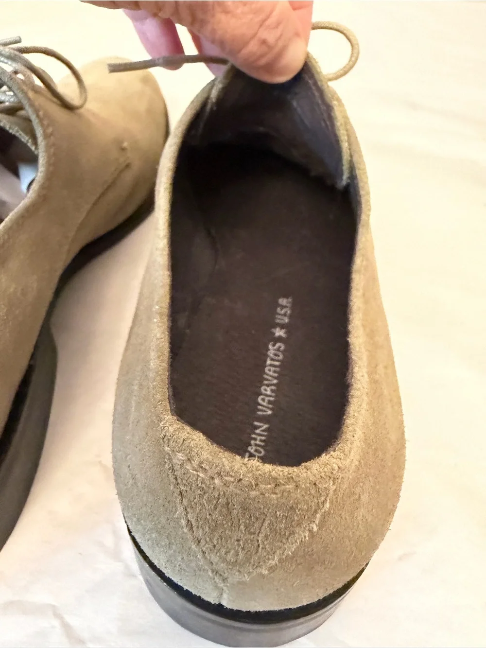 John Varvatos refined suede